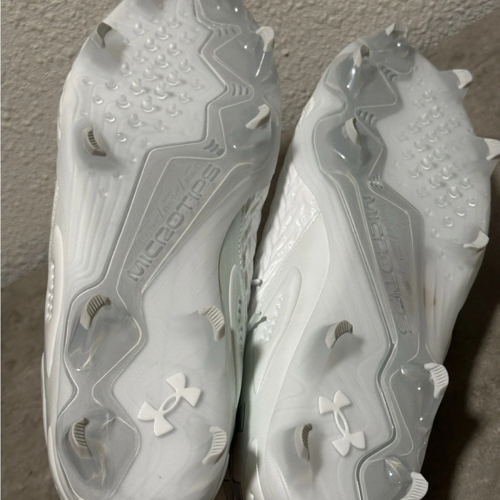 Men’s Under Armour Yard Mid MT TPU Baseball Cleats Size 10 3027836-100 - Picture 7 of 8